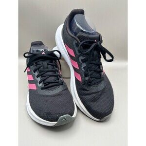 Adidas Runfalcon 3.0 Women's Running Shoes Black Magenta Sz 10 HP7560